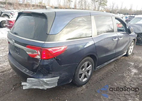 2019 Honda Odyssey Ex-L z USA, uszkodzony, nr VIN 5FNRL6H74KB075808